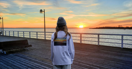 UNISEX Koszulka z długim rękawem - molo